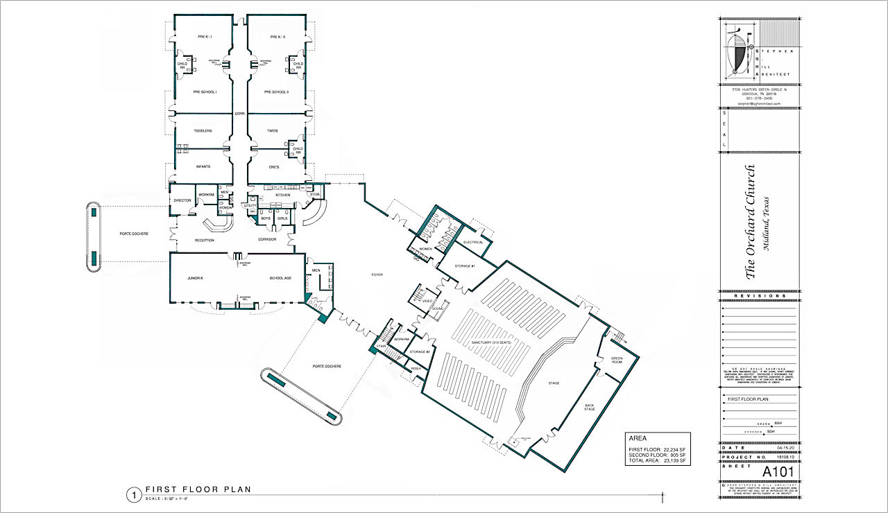The Orchard Church | Schematic Floor Plan